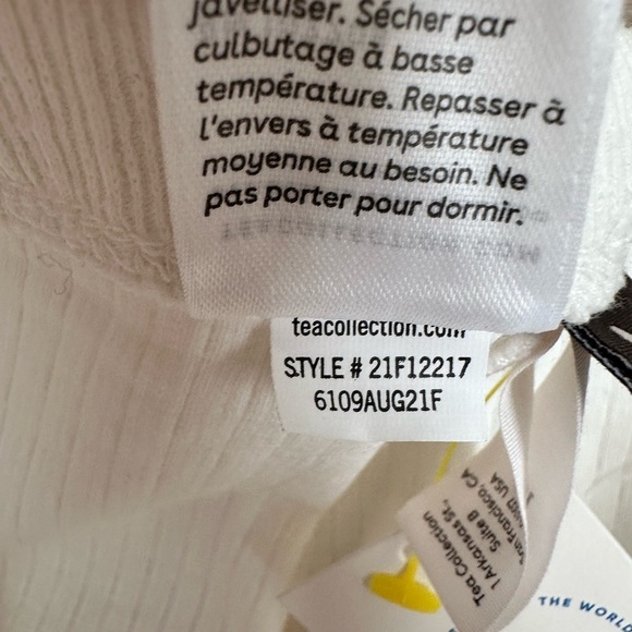 Tea Collection Cream Kids Leggings - Picture 7 of 7